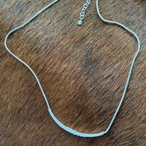 NWOT SILPADA Sterling Silver CZ Necklace